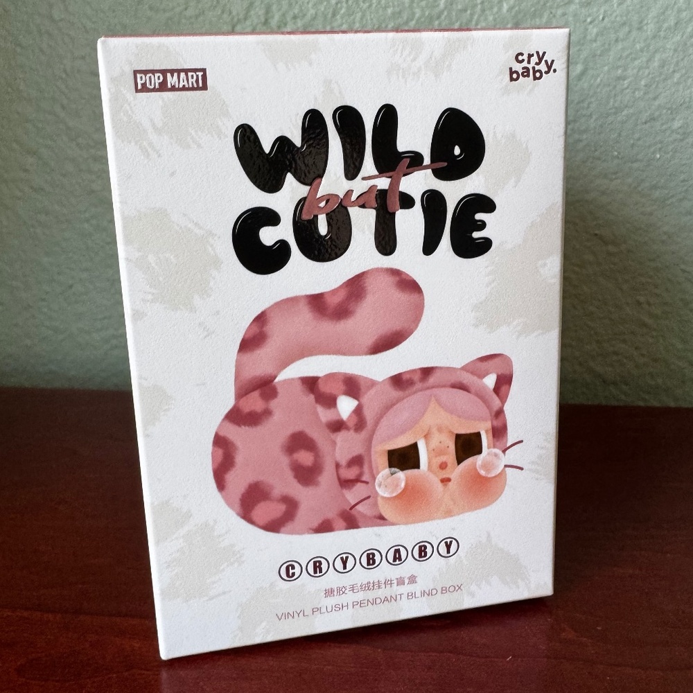 NEW - Vanilla Cutie - Pop Mart CRYBABY Wild But Cutie Vinyl Plush Pendant